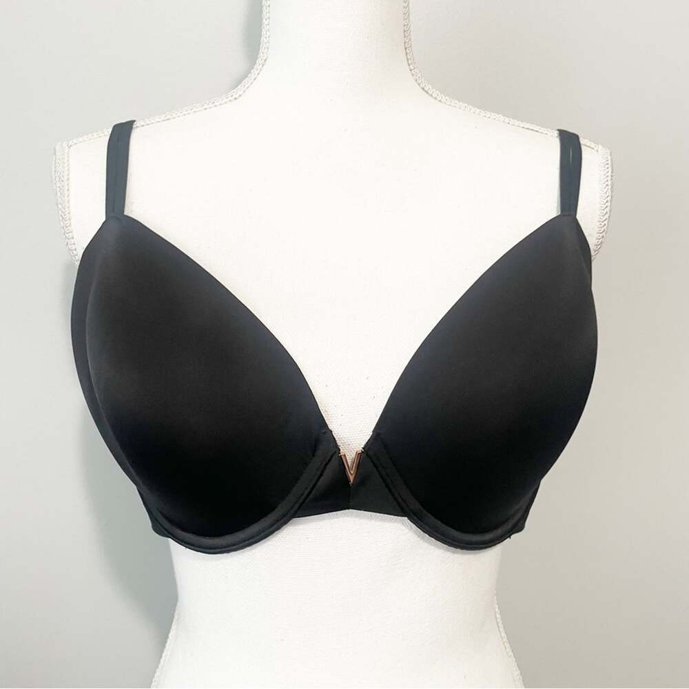 Victoria’s Secret black lined demi bra size 36DD NEW NWT